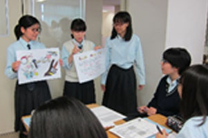 堺高校　英語授業　ポスターセッション