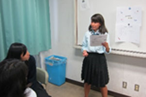 堺高校　英語授業　ポスターセッション