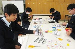 堺高校　2年家庭基礎　保育実習