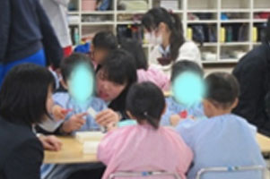 堺高校　2年家庭基礎　保育実習