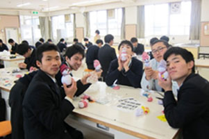 堺高校　2年家庭基礎　保育実習