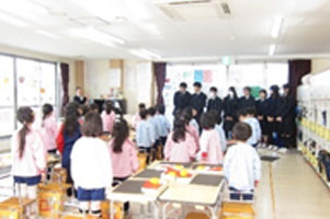 堺高校　2年家庭基礎　保育実習