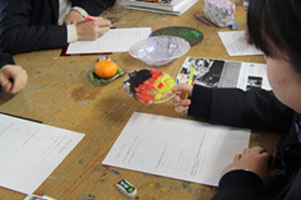 堺高校　建築インテリア創造科　３年生選択　デザイン技術