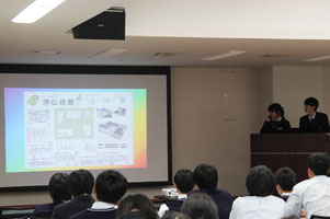 堺高校　建築インテリア創造科　課題研究発表会