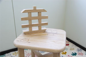 堺高校　１年生　建築インテリア創造科　木工実習