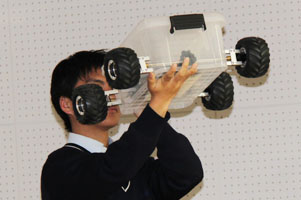 堺高校　機械材料創造科３年生　課題研究