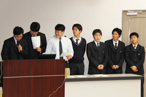 堺高校　機械材料創造科３年生　課題研究