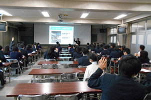 堺高校　マネジメント創造科2年生　社会人基礎力講座