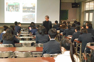 堺高校　マネジメント創造科2年生　社会人基礎力講座