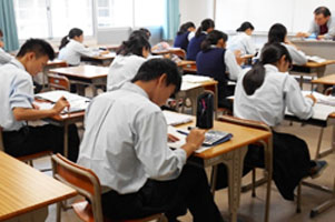 堺高校　マネジメント創造科3年生　財務会計Ⅱ授業