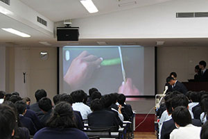 堺高校　サイエンス創造科3年　課題研究発表