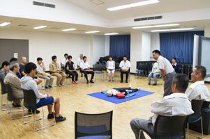 堺高校　心肺蘇生法研修