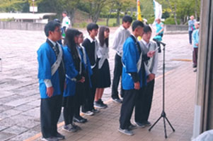 堺高校　堺区学生ボランティア団体 私たちも見まもり隊 コネクト