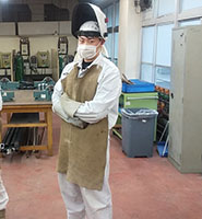 堺高校　溶接技能者試験に挑戦