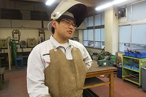 堺高校　溶接技能者試験に挑戦