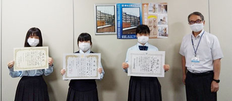 堺高校　よく見よう郷土堺展受賞