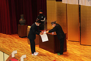 堺高校　３年生生徒表彰