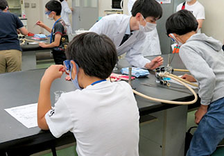 堺高校 理科実験教室