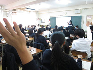 堺高校　出前授業