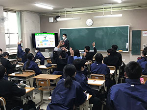 堺高校　出前授業