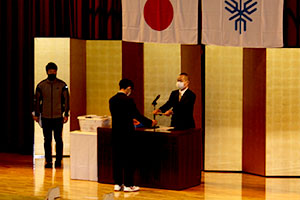 堺高校　卒業式前日・表彰式