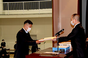 堺高校　卒業式前日・表彰式