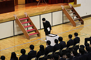 堺高校　卒業式