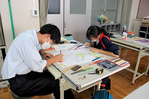 堺高校　建築インテリア創造科