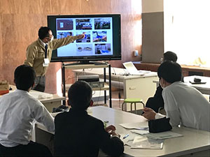 堺高校　出前授業