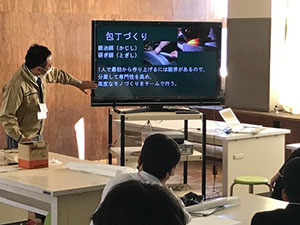 堺高校　出前授業