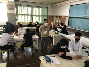 堺高校　出前授業