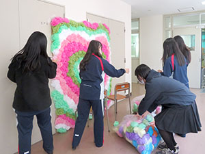 堺高校　文化祭準備