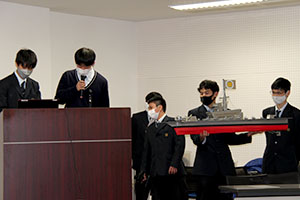 堺高校　機械材料創造科３年生　課題研究