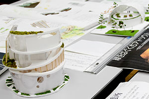 堺高校　建築インテリア創造科３年生　課題研究