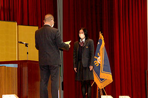 堺高校　卒業式前日・表彰式