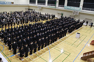 堺高校　卒業式