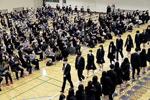 堺高校　卒業式