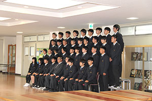 堺高校　卒業アルバム撮影