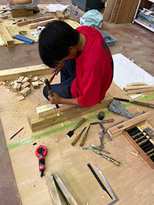 堺高校　建築インテリア創造科３年生　課題研究