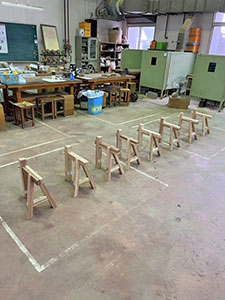 堺高校　建築インテリア創造科３年生　課題研究