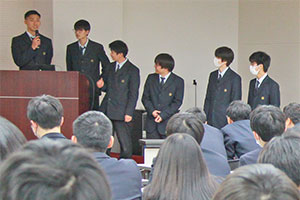 堺高校　機械材料創造科３年生　課題研究