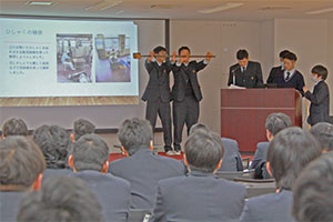 堺高校　機械材料創造科３年生　課題研究