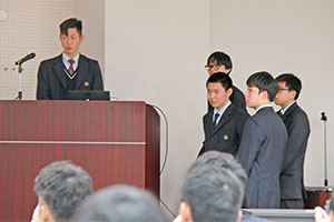 堺高校　機械材料創造科３年生　課題研究