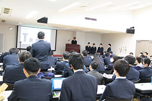 堺高校　機械材料創造科３年生　課題研究