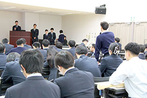 堺高校　機械材料創造科３年生　課題研究