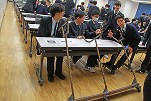 堺高校　機械材料創造科３年生　課題研究