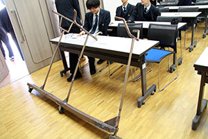 堺高校　機械材料創造科３年生　課題研究