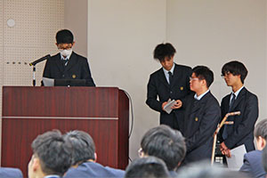 堺高校　機械材料創造科３年生　課題研究