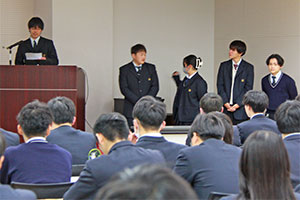 堺高校　機械材料創造科３年生　課題研究