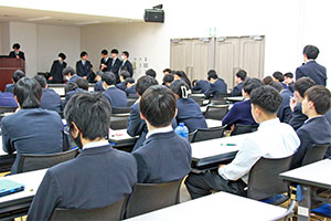 堺高校　機械材料創造科３年生　課題研究